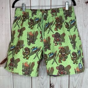 Psycho Tuna TIKI WARRIORS SWIM SHORTS